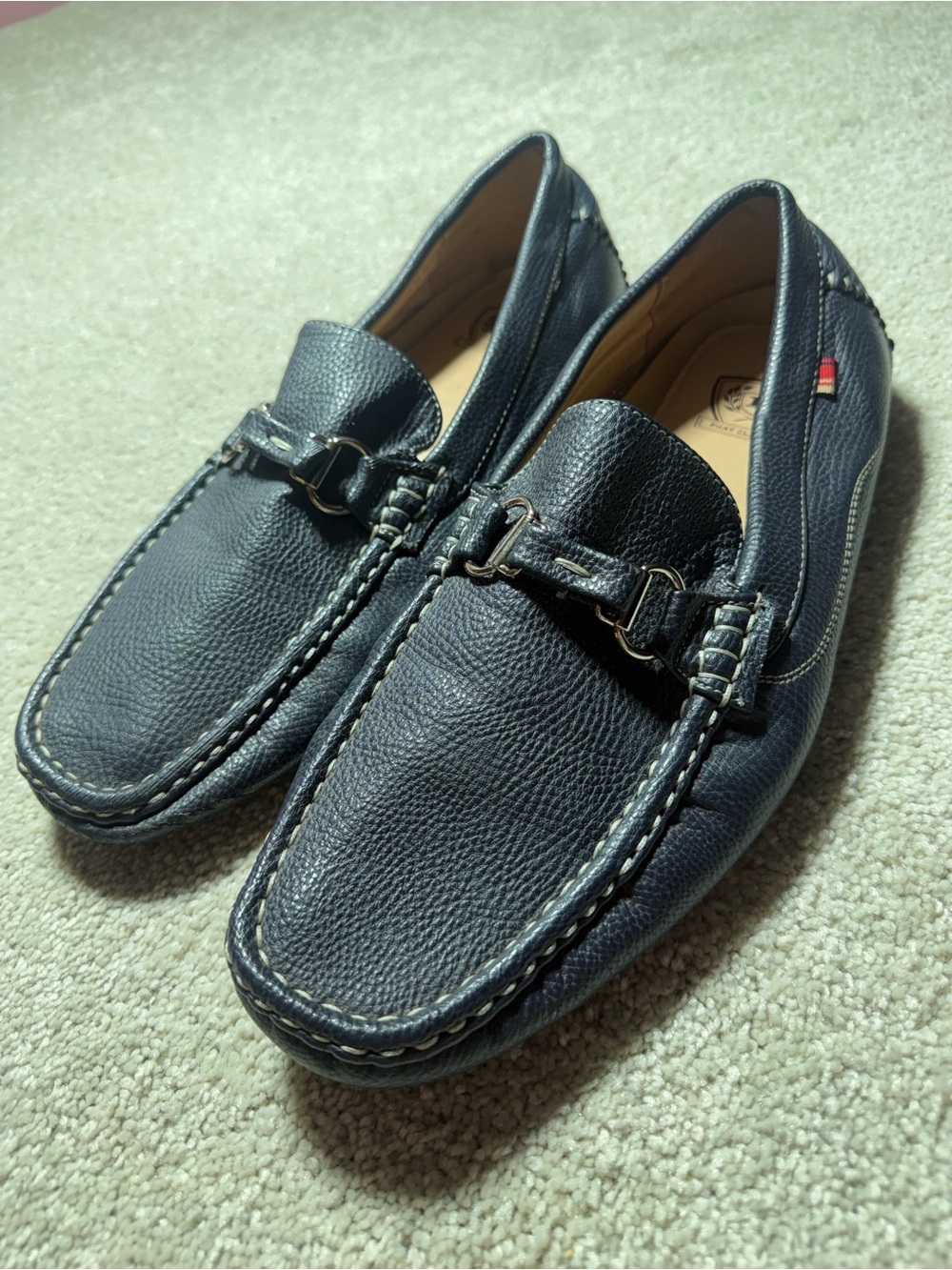 Phat Farm Comfort Tech Classic Slip on Driving Loafer Men’s Blue Sz 11